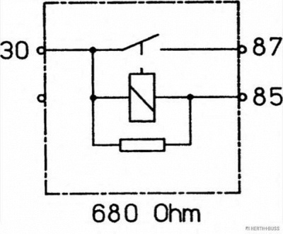 HERTH BUSS ELPARTS 75613186 -  Реле, топливный насос